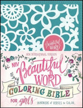 Load image into Gallery viewer, NIV Beautiful Word Coloring Bible for Girls Teal, Imitation Leather

