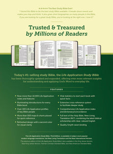 NLT Life Application Study Bible, Third Edition (Leatherlike, Dark Brown/Brown) Imitation Leather