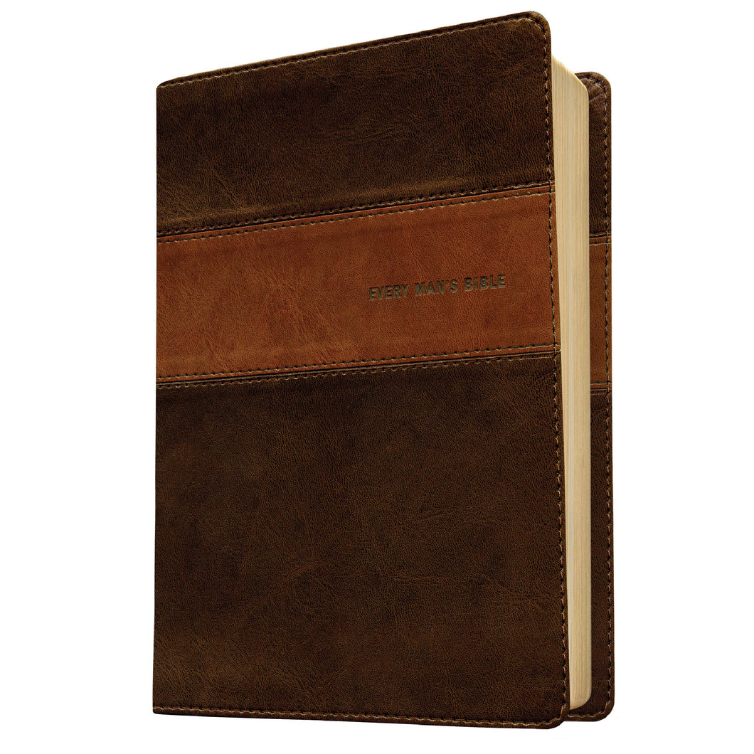 NIV Every Man's Bible Deluxe Heritage Edition: New International Version, Deluxe Heritage Edition Imitation Leather