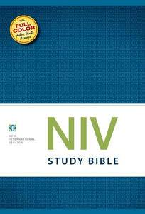 NIV Study Bible, Hardcover, Red Letter Edition