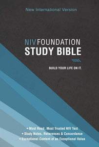 NIV, Foundation Study Bible, Hardcover