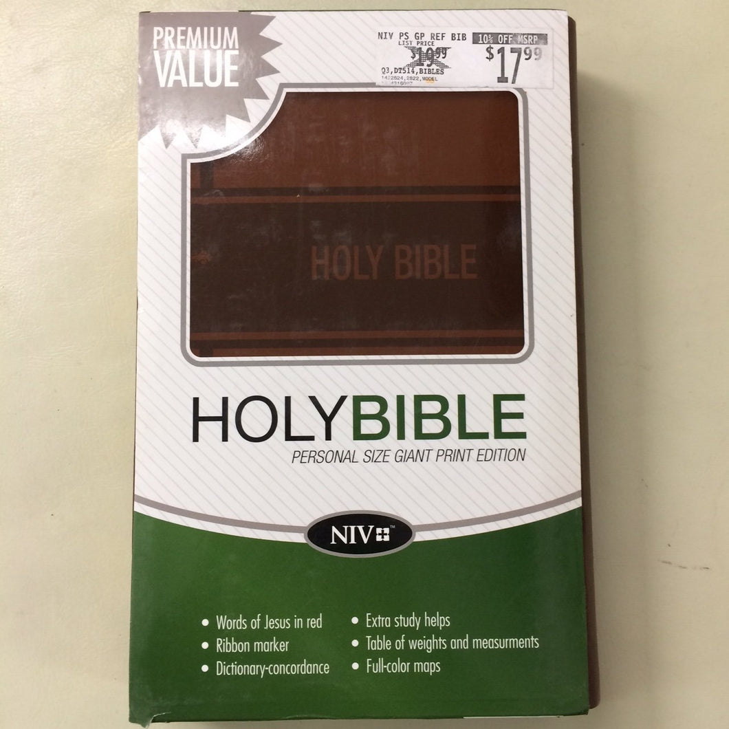 NIV Personal Size Giant Print Holy Bible