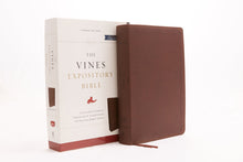 Load image into Gallery viewer, The NKJV, Vines Expository Bible, Leathersoft, Black, Comfort Print: A Guided Journey Through the Scriptures with Pastor Jerry Vines
