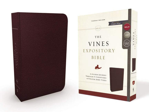 The NKJV, Vines Expository Bible, Bonded Leather
