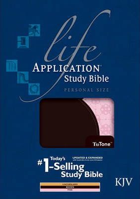 KJV Life Application Study Bible Personal Size Brown/Pink