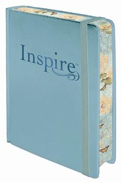 NLT Inspire Bible (Large Print, Hardcover, Tranquil Blue)