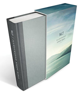 NLT Illustrated Study Bible, Deluxe Linen, Slate Grey Product Bundle – Illustrated,