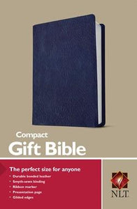 Compact Gift Bible NLT (Bonded Leather, Navy) Bonded Leather