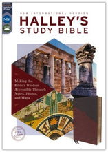 Load image into Gallery viewer, Halley&#39;s Study Bible: New International Version, Brown, Leathersoft, Comfort Print: Making the Bible&#39;s Wisdom Accessible Through Notes, Photos, and Maps Imitation Leather
