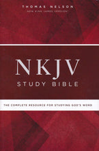 Load image into Gallery viewer, NKJV Study Bible, Hardcover, Comfort Print: The Complete Resource for Studying God’s Word Hardcover
