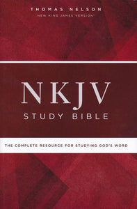NKJV Study Bible, Hardcover, Comfort Print: The Complete Resource for Studying God’s Word Hardcover
